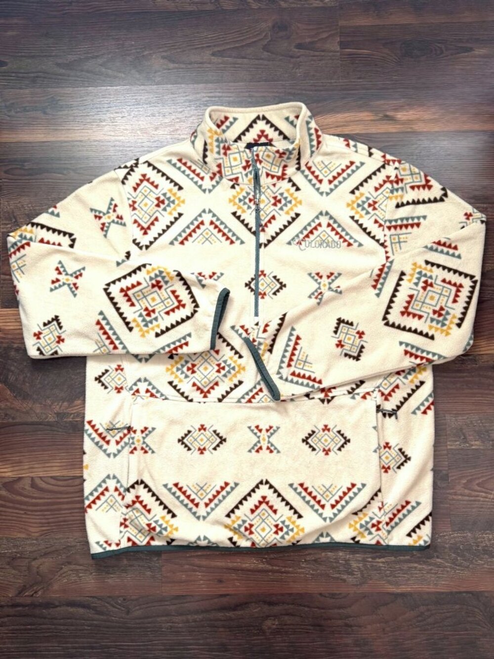 Prairie Mountain Quarter-Zip Aztec Colorado Fleece